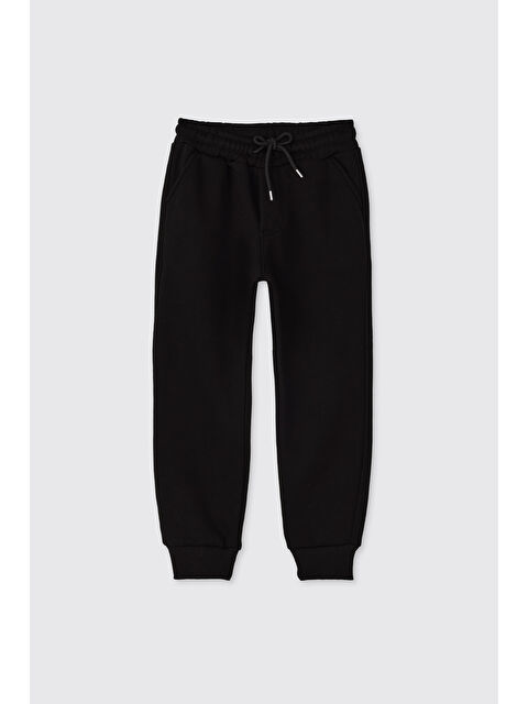 Panço Unisex Çocuk Siyah Eşofman Altı - S000517225-19351