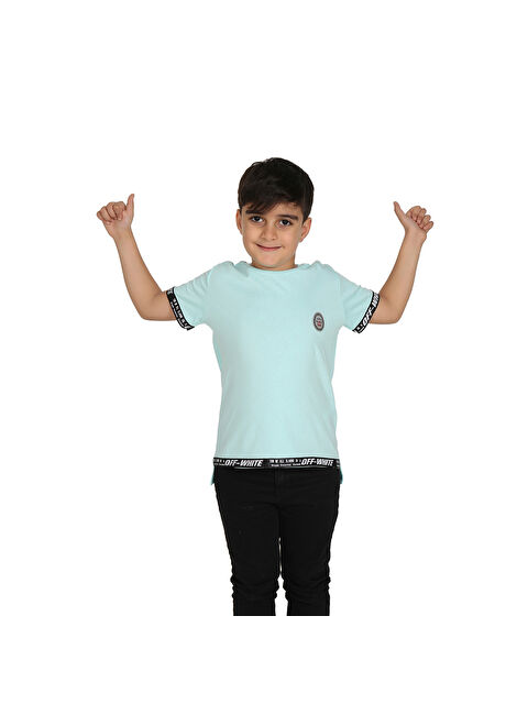 Toontoykids Erkek Çocuk Kenar Şeritli Tişört - S000255815-1180