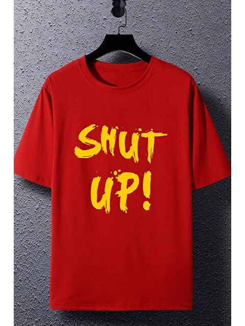 uyguntarz Unisex Shut Up Baskılı T-shirt - S000242918-20045