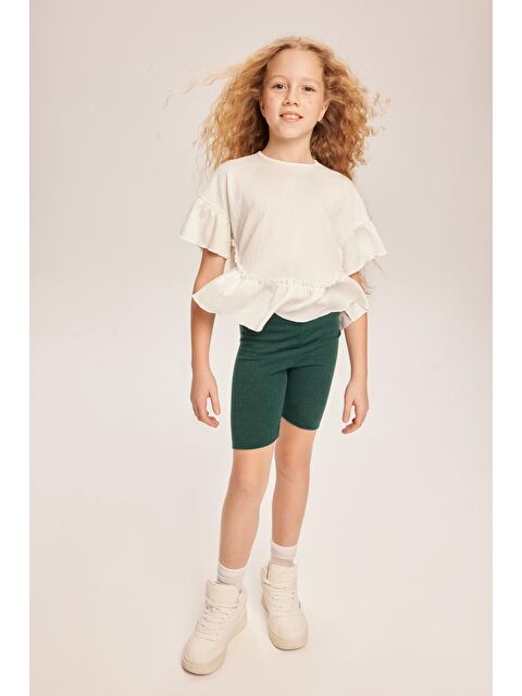 Luess Kız Çocuk Fırfırlı Bluz - S000162340-20063