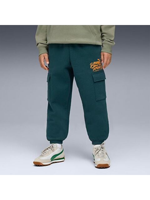 Puma Mid90S Cargo Çocuk Yeşil Eşofman Altı - S000495385-18194