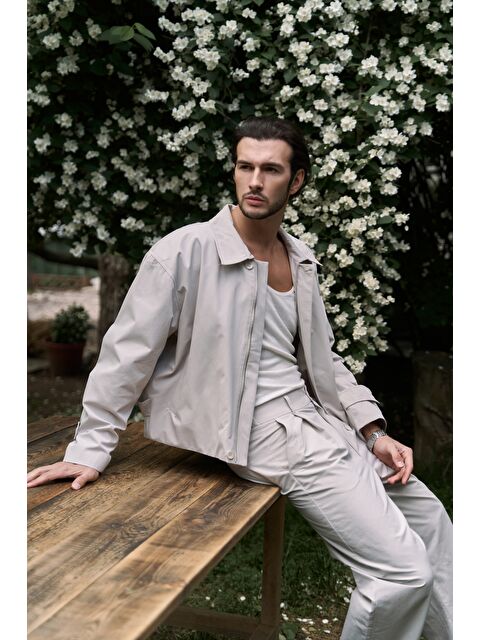 Mai Collection Sergio Düğmeli Gri Erkek Pantolon - S000513503-20600