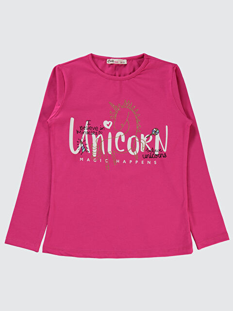 Civil Girls Kız Çocuk Sweatshirt 6-9 Yaş Aydınlık Pembe - S000284248-20024