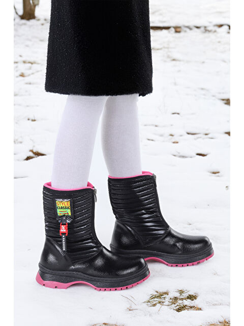 Kiko Kids Fermuarlı Günlük Kız Çocuk Bot Ayakkabı - S000296816-19351