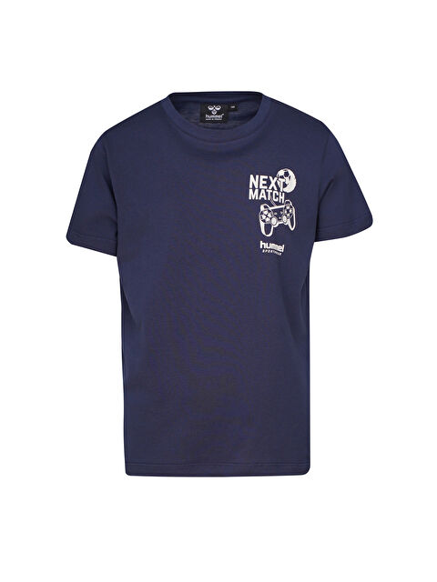 Hummel Amara Erkek Çocuk Lacivert Yuvarlak Yaka Tişört - S000517231-21164