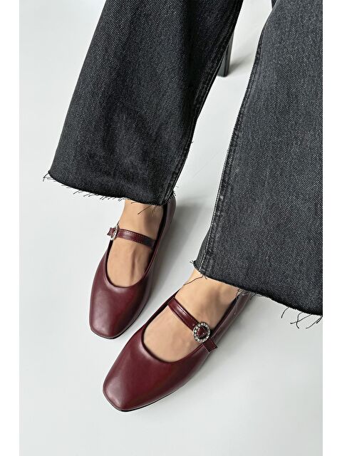 Straswans Berny  Kadın  Kemer  Detay  Deri  Babet Bordo - S000513138-19951