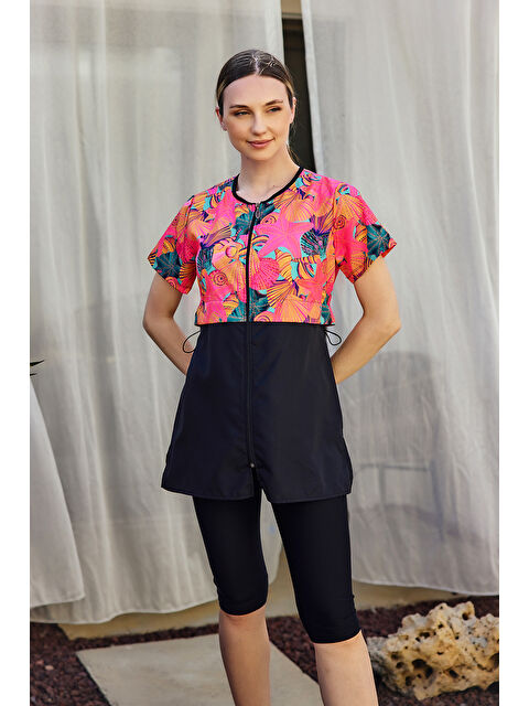 Remsa Mayo Kısa Kollu Yarı Kapalı Mayo Sude R2803 Color Shell - S000426098-19351