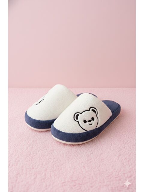 MODAFRATO MOMO Ayıcık Kadın Ev Terliği Günlük Rahat Kışlık Terlik - S000490696-37227