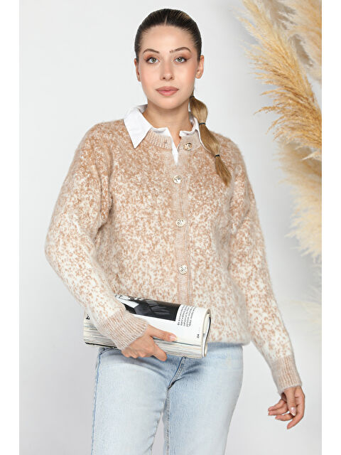 Gülseli Kadın Desenli Ceket - S000289801-19928