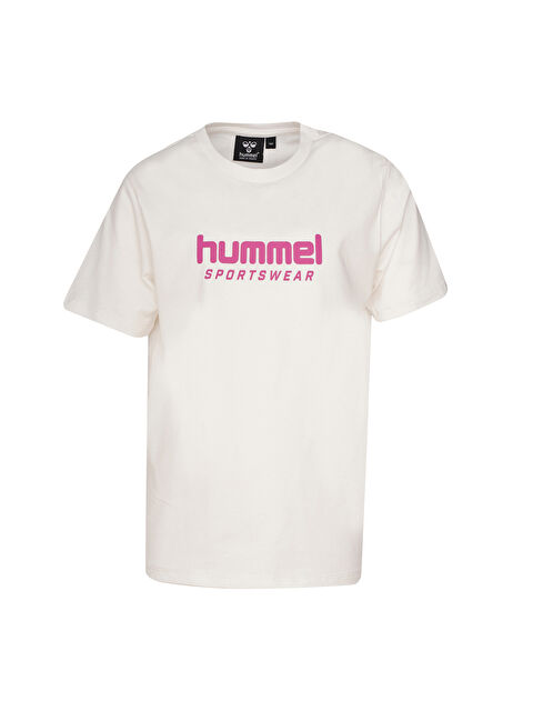 Hummel Abarran Kız Çocuk Beyaz Yuvarlak Yaka Tişört - S000517232-20063