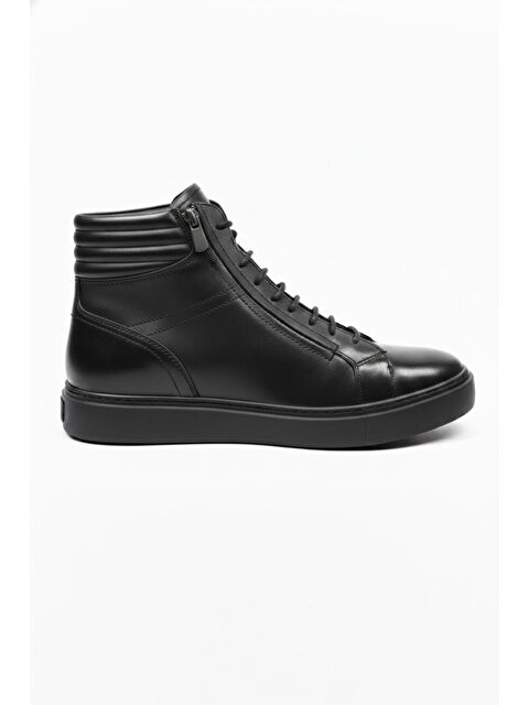 Sabri Özel Siyah Hakiki Deri Fermuarlı Casual Bot - S000490701-19351