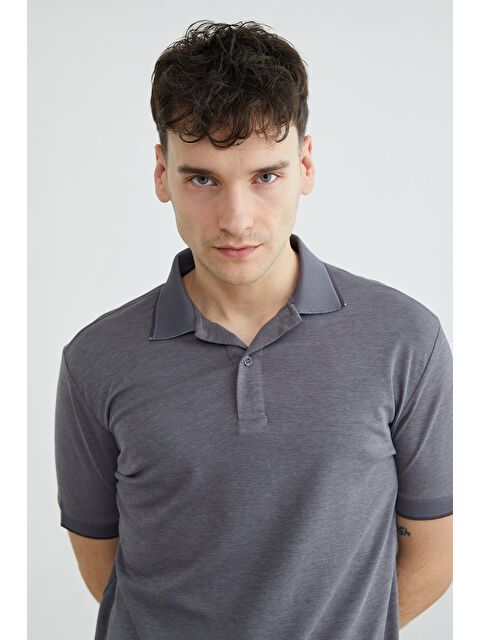 Fullamoda Ribanalı Polo Yaka Tişört - S000522369-33408