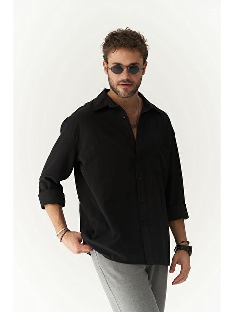 Mai Collection Juan Erkek Siyah Gömlek - S000262960-19351