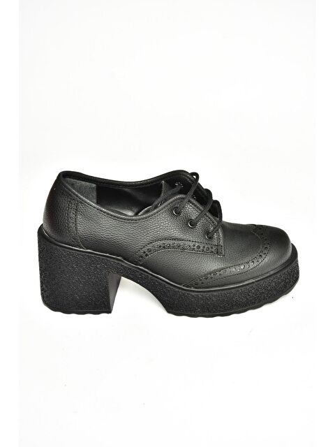 Fox Shoes T9961570 Siyah Kadın Topuklu Ayakkabı - S000286422-19351