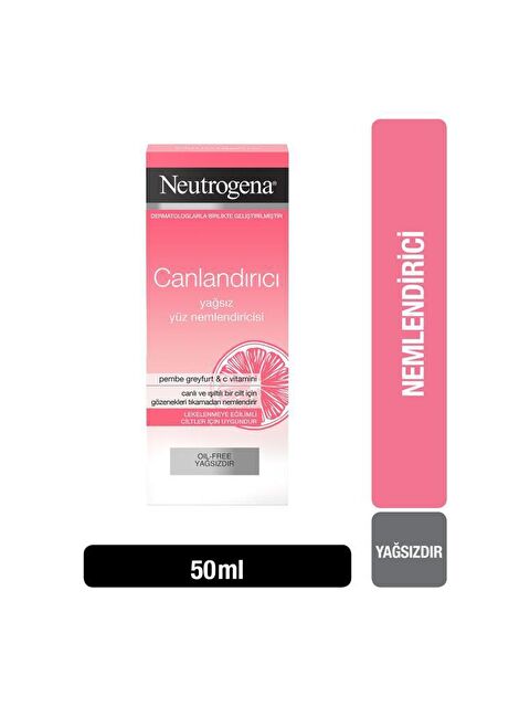 Neutrogena Visibly Clear Canlandırıcı Pembe Greyfurt Yağsız Nemlendirici Krem 50 ml - S000211102-10231