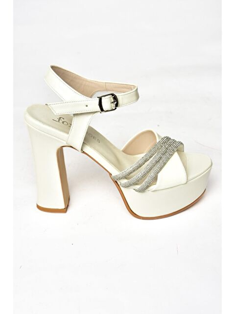 Fox Shoes P2460575 Sedef Kadın Topuklu Ayakkabı - S000042876-19927