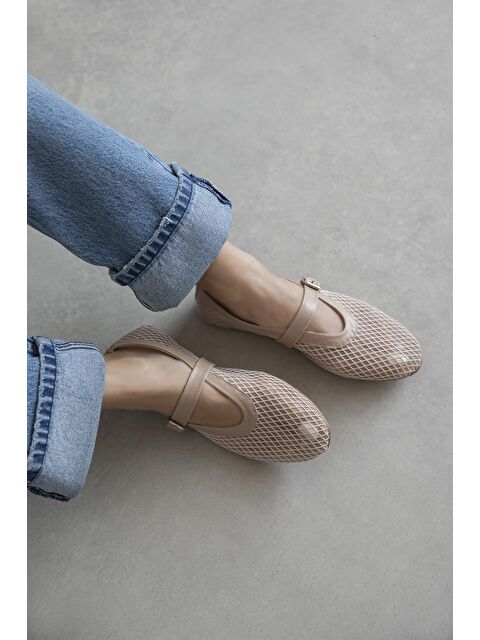 Straswans Carol Kadın File Detay Dantel Babet Ten - S000513046-26407