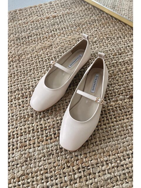 Straswans Smolder  Kadın  Kemer  Detay  Deri  Babet Bej - S000513157-19928