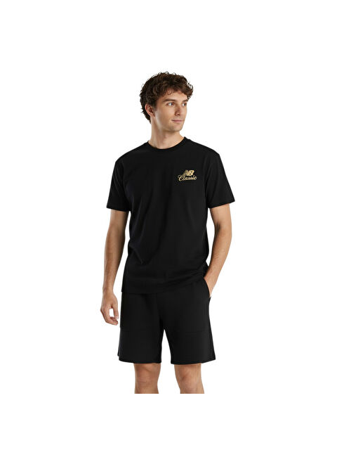 New Balance 1643 Erkek Siyah Tişört - S000517236-19351