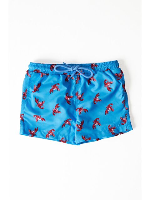 Katia And Bony Erkek Istakoz Desenli Deniz Şortu Mavi - S000185571-17234