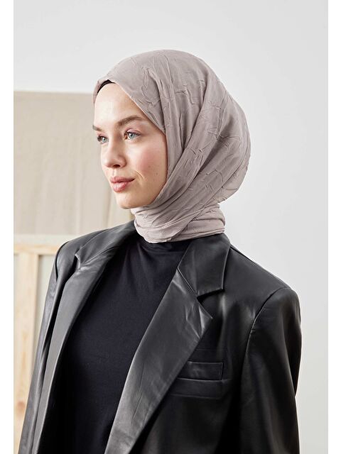 Fresh Scarfs Bambu Şal Sıcak Gri - S000420480-74