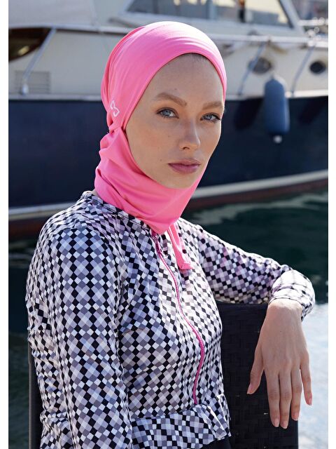 Mayovera Tasarım Mayo Pembe Deniz Tesettür Bonesi - S000253568-20024