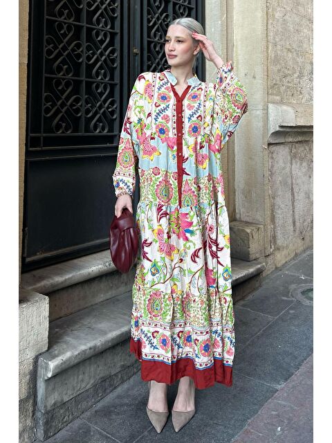 Madmext Bej Askılı Önü Büzgülü Elbise - S000146788-19928