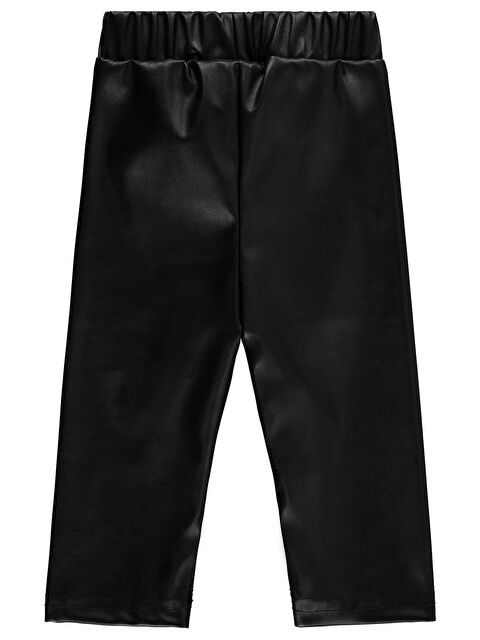 Civil Baby Fiyonklu Deri 6-18 Ay Tayt - Siyah 9-12 Ay - S000526736-19351