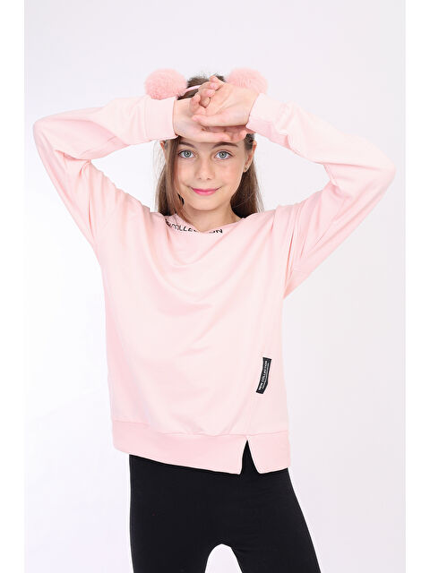 Toontoykids Kız Çocuk Baskılı Sweatshirt