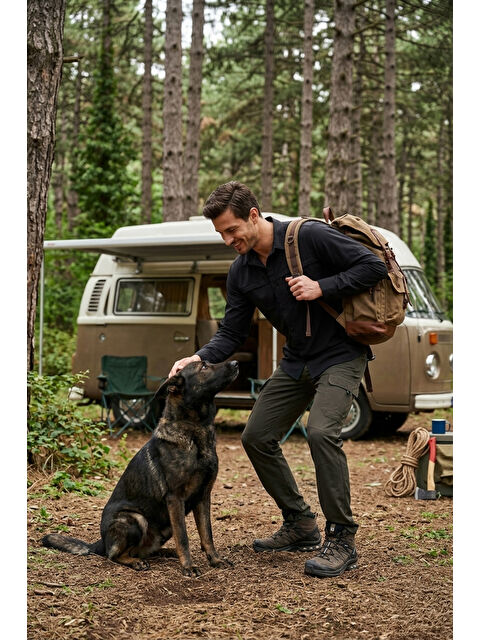 Buratti Normal Bel Dar Paça Su İtici Trekking ve Kurye Pantolon 693719