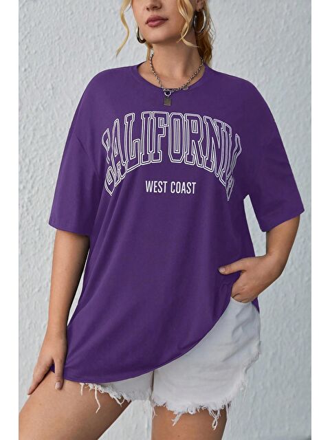 uyguntarz Unisex California West Coast Baskılı Tasarım Tshirt - S000240257-20042