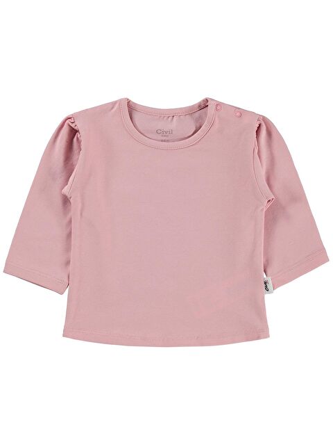 Civil Baby Düz Basic 6-18 Ay Sweatshirt - Pembe - S000515113-20024