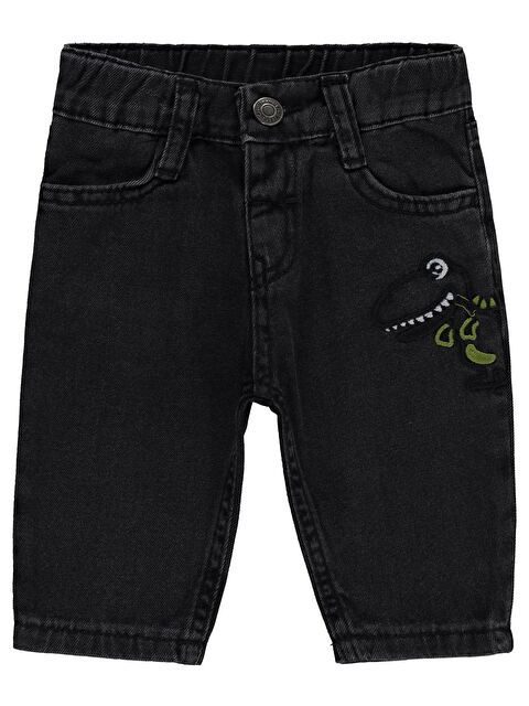 Civil Baby Dinozor Nakışlı 6-18 Ay Pantolon - Gri 9-12 Ay - S000526739-20600