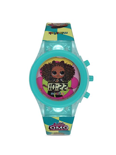 MiniFlak LOL Surprise! Lisanslı OMG7003 Turkuaz Işıklı Çocuk Saati - S000407343-20055