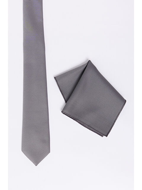 Altınyıldız Classics Erkek Gri Desensiz Kravat - S000407350-20600