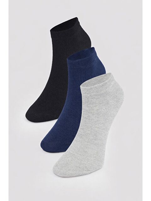 TUDORS 3'Lü Düz Kısa Erkek Çorap - S000525824-23173