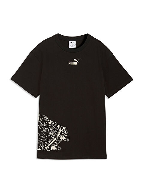 Puma Mid 90s Relaxed Graphic Erkek Çocuk Siyah Tişört - S000517227-19351