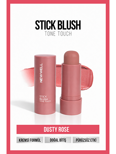 New Well Stick Blush Tone Touch Dusty Rose 02 – Stick Allık