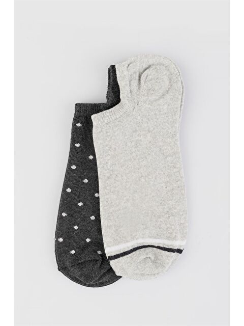 TUDORS 2'Li Desenli Patik Erkek Çorap - S000525831-23173