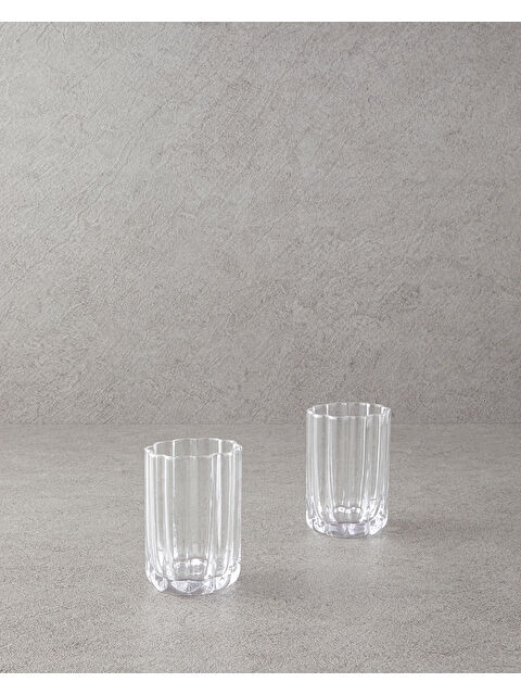 English Home Flor Pura Cam 2'li Meşrubat Bardağı Şeffaf - S000335602-26865