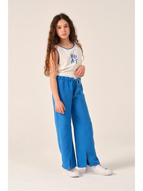 Jazzi·ee Genç Kız Çocuk Yazı Baskılı Kolsuz Tişört - S000315711-23710