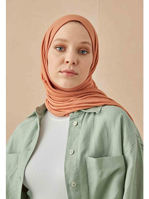 Fresh Scarfs Penye Şal Badem - S000420272-20015