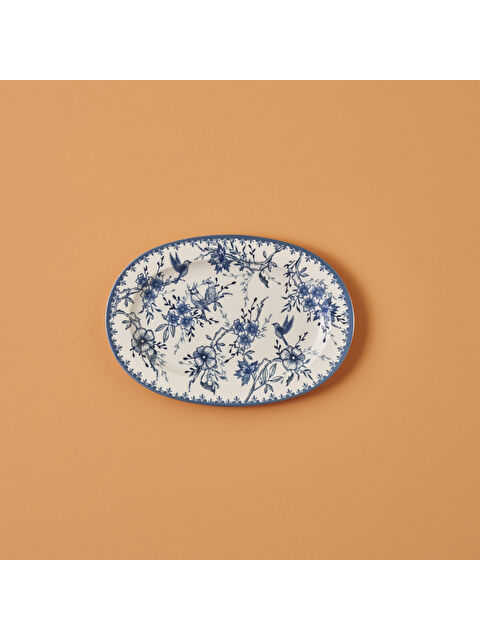 Bella Maison Bleu Blanc Porselen Büyük Sunum Tabağı Mavi (30 cm) - S000289160-17234