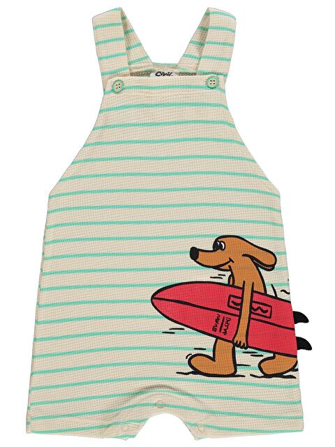 Civil Baby Köpek Baskılı 6-18 Ay Slopet - Bej