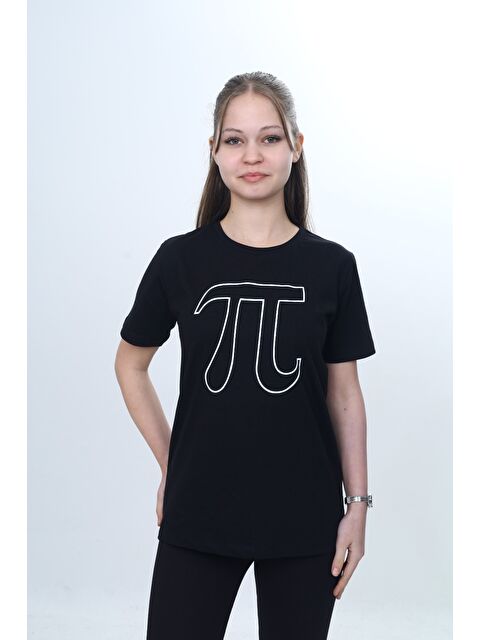 Toontoykids Unisex Çocuk Pi Sayı Baskılı Bisiklet Yaka Refax Fit Kısa Kollu T-shırt - S000517246-19351