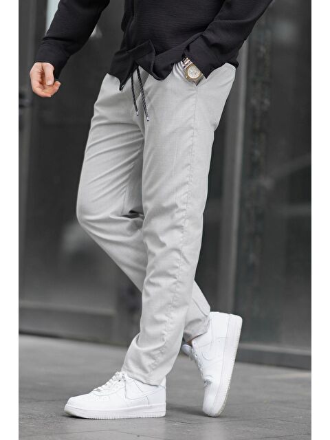 Madmext Gri Düz Paça  Erkek Pantolon 6531 - S000148450-20600