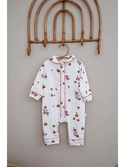 Oh La La Koala For Little Ones Elma Baskılı Çıt Çıtlı Puffy Sleep Serisi Tulum - S000517259-19965