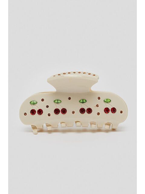 New Obsessions Vişneli Tart Lüks Kemik Mandal Toka - S000108858-19966