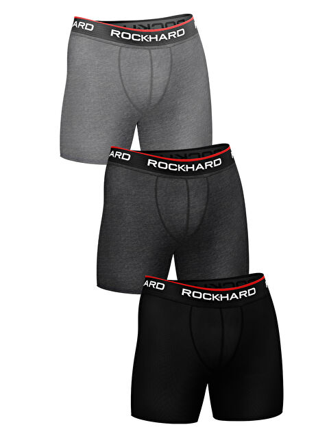 Rockhard Erkek Pamuklu Boxer 3'Lü Paket - S000411970-23173