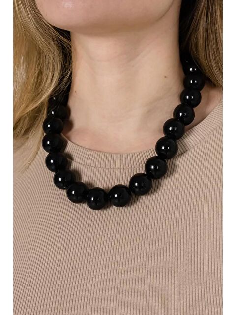 New Obsessions Büyük İncili Kolye - S000090963-19351